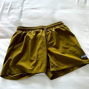 Berry Beachy Swimwear Papi Swim Trunks Olive Green - Men’s Medium